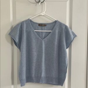 Brodie Cashmere Light Blue Sweater